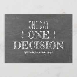 グローメおもしろいンスマンまたは花婿介添人の提案 招待状