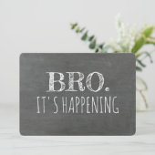 グローメおもしろいンスマンまたは花婿介添人の提案 招待状 (スタンド正面)