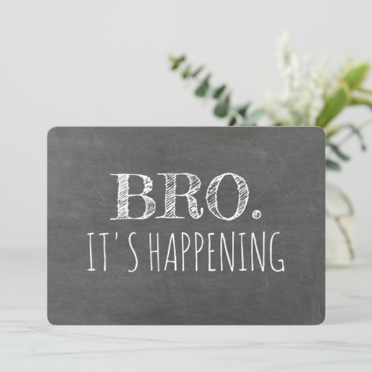 グローメおもしろいンスマンまたは花婿介添人の提案 招待状 (スタンド正面)