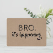 グローメおもしろいンスマンまたは花婿介添人の提案 招待状 (スタンド正面)