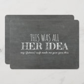 グローメおもしろいンスマンまたは花婿介添人の提案 招待状 (正面/裏面)