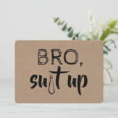 グローメおもしろいンスマンまたは花婿介添人の提案 招待状 (スタンド正面)