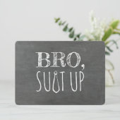 グローメおもしろいンスマンまたは花婿介添人の提案 招待状 (スタンド正面)