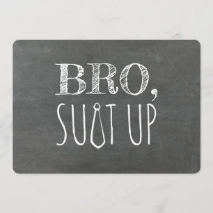 グローメおもしろいンスマンまたは花婿介添人の提案 招待状