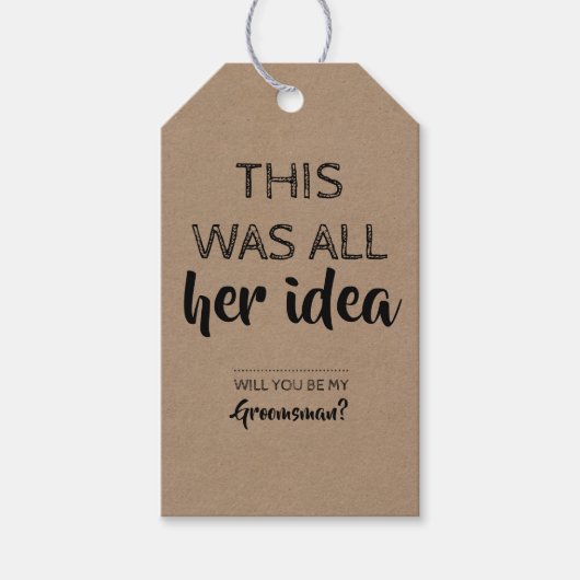 グローメおもしろいンスマン提案 ギフトタグ (正面)