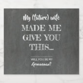 グローメおもしろいンスマン提案 ビールラベル (シングルラベル)