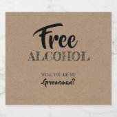 グローメおもしろいンスマン提案 ビールラベル (シングルラベル)