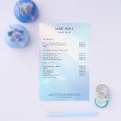 グローモダンサロンフライヤー チラシ (シングル)