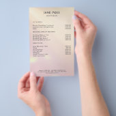 グローモダンサロンフライヤー チラシ (ハンドル)