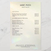 グローモダンサロン チラシ (正面)