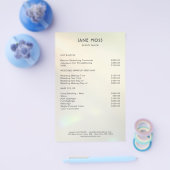 グローモダンサロン チラシ (シングル)