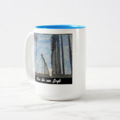 グローライクバンゴッホマグ ツートーンマグカップ (正面左)