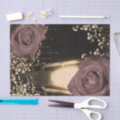 グローランタン素朴ダスティピンクマウーブバラ 薄葉紙 (クラフト)