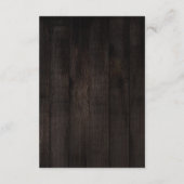 グローランタン素朴ダークレッドローズ結婚ズ詳細 エンクロージャーカード (裏面)