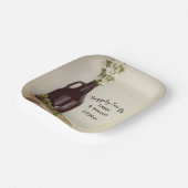 グローラーホップスデイジーホッピリー結婚ズの ペーパープレート (傾斜あり)