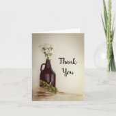 グローラーホップデイジー結婚ズブルワリー サンキューカード (正面)