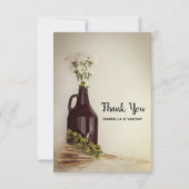 グローラーホップデイジー結婚ズブルワリー サンキューカード (正面)