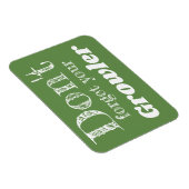 グローラー忘れククラフトビール愛好家に思い出させないこと マグネット (右側)