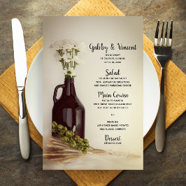 グローラー、ホップとデイジーブルワリー結婚ズのメニュー