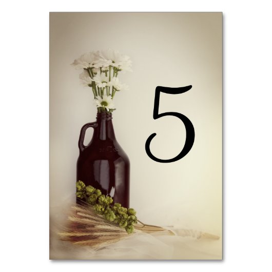 グローラー、ホップとデイジーブルワリー結婚ズテーブルニュー テーブルナンバー (正面)