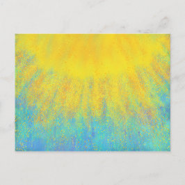 グローリコンテンポラリースモダンクリスア絵画ート ポストカード