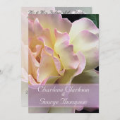 グローリスイエローローズ庭園の結婚式招待状 招待状 (正面/裏面)