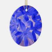 グローリーオブザスノーショッキングブルーカスタム誕生日 セラミックオーナメント (右)