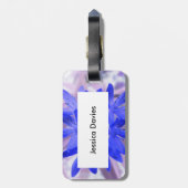 グローリーオブザスノーショッキング青いカスタム荷物類 ラゲッジタグ (裏面縦)