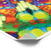 グローリーキネティックコラージュ万華鏡のように千変万化するパターンポスター ポスター (角)