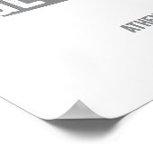 グローリーグローリー（グレー） ポスター (角)