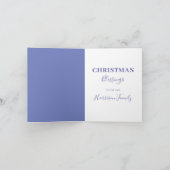 グローリートゥゴッドバイブル引用文 パーソナライズされた シーズンカード (内部)