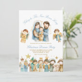 グローリートゥニューキング生まれ出生クリスマスディナー 招待状 (スタンド正面)