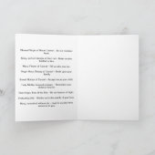 グローリートゥーザレディーオブレディオブ山カーメル カード (内部)