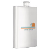 グローリービーチジョージアサンパームツリーズ フラスク (右)