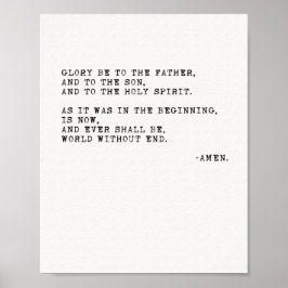 グローリーベ祈りの言葉ポスター ポスター