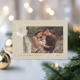 グローリー輝くウィンターガーランドモノグラムクレスト写真 シーズンカード