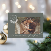 グローリー輝くウィンターガーランドモノグラムクレスト写真 シーズンカード