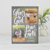 グローリー・アンド・ピース2 Phチョーク |クリスマスフォトカード シーズンカード (スタンド正面)