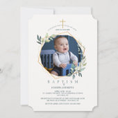 グローリ輝くー写真宗教招待状 招待状 (正面)