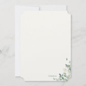 グローリ輝くー写真宗教招待状 招待状 (裏面)