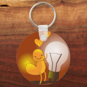 グローワーム!ライトグローブすごいかわいい! キーホルダー (正面)