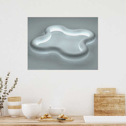 グロー凍ってい ポスター (キッチン)