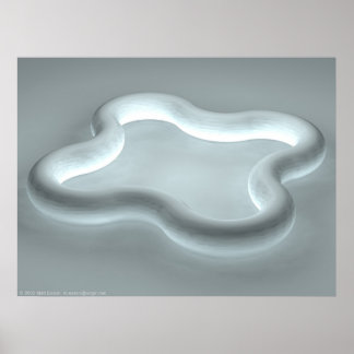 グロー凍ってい ポスター