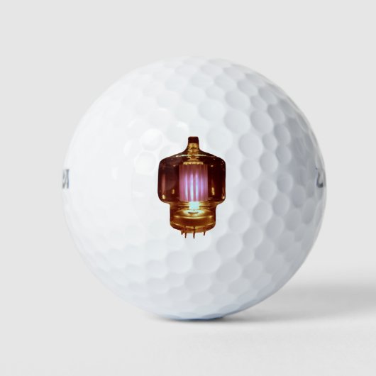 グロー放電送信管 ゴルフボール (正面)