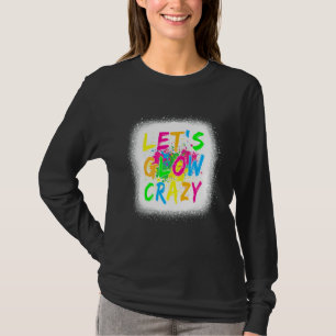 グロー熱狂するパーティー80sレトロ衣装パーツ tシャツ