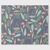 グロー素朴春ラッピング紙 ラッピングペーパー (フラット)