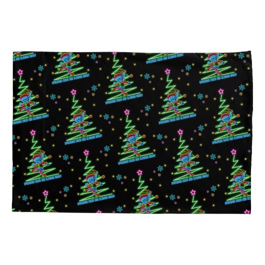 グロー表示小妖精や小人 枕カバー (裏面)