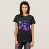 グロー・ボウリング・ティーン誕生日パーティー Tシャツ (正面フル)