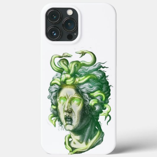 グロー・メデューサヘッドiPhone 13 Pro Maxケース Case-Mate iPhoneケース (裏面)