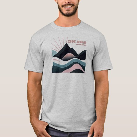 グロー・モーン国立公園の色とった丘 Tシャツ (正面)